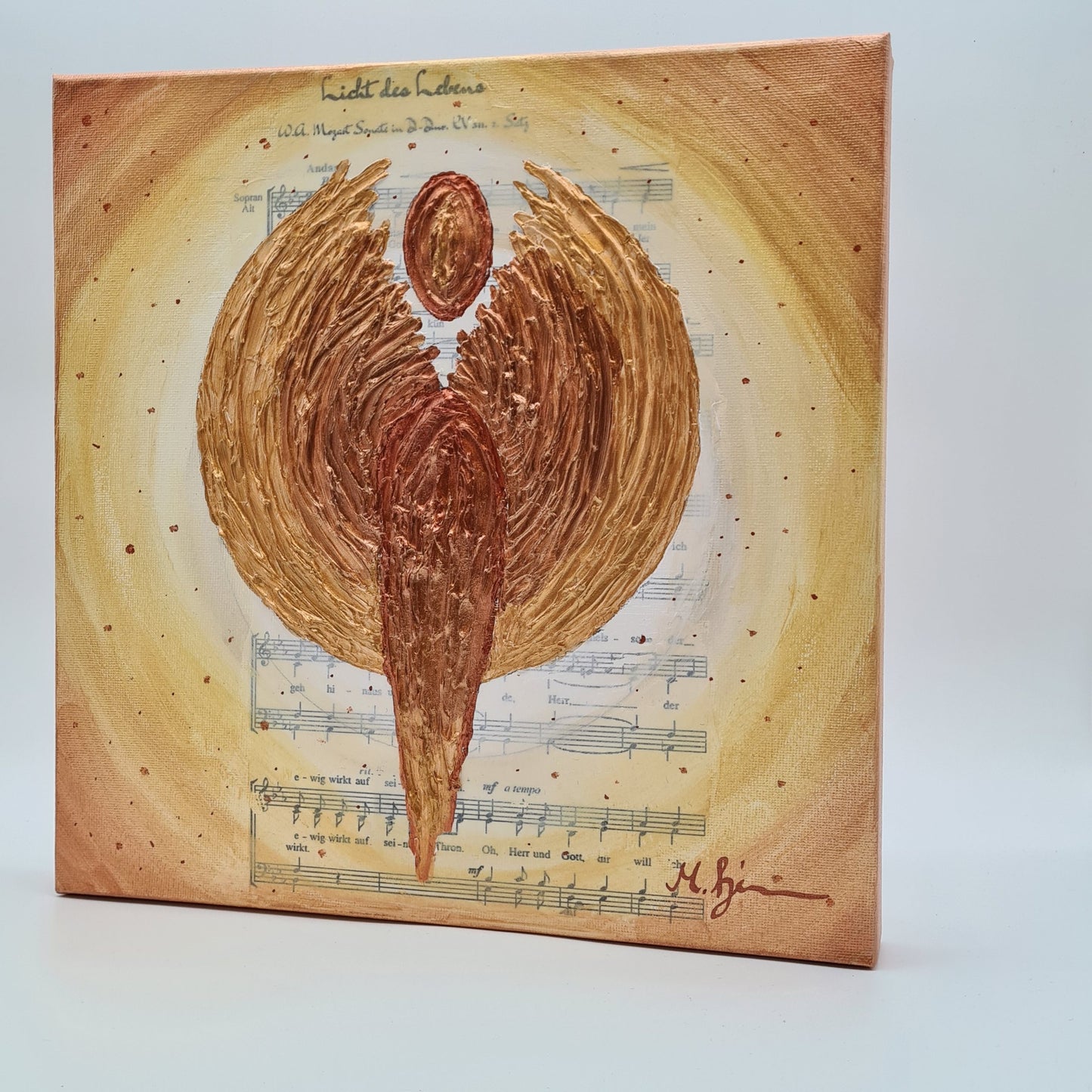 Original Leinwandbild "Engel des Lichts"