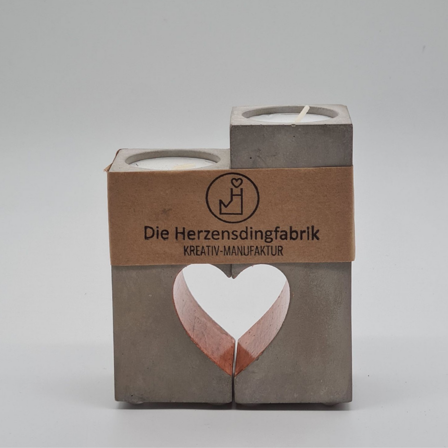 Teelichthalter-Set "Heart"