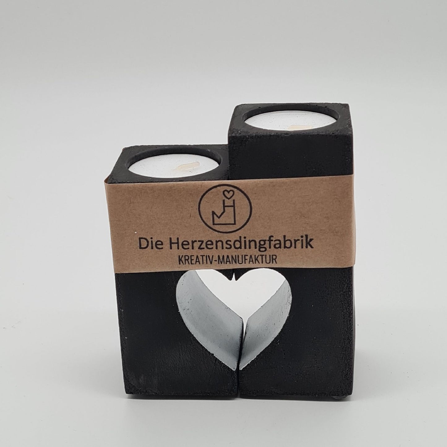 Teelichthalter-Set "Heart"