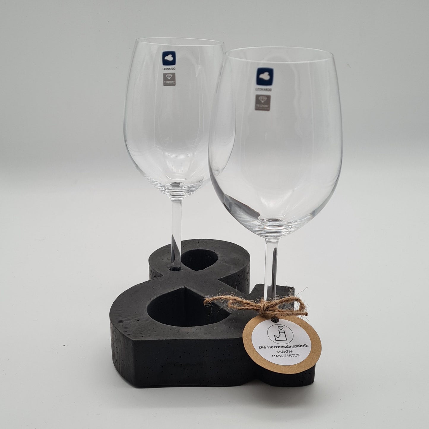 Weinglas-Set "you & me"